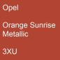 Preview: Opel, Orange Sunrise Metallic, 3XU.